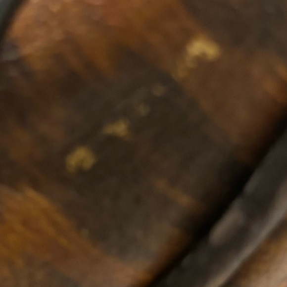 DAKS London Leather bag animal print gold accent 11 x 10x 7 - Picture 15 of 15